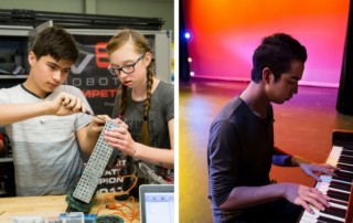 Students at iTech Prep and VSAA in action