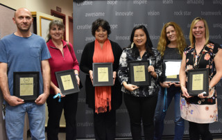 November 2018 Employee Excellence Award Winners